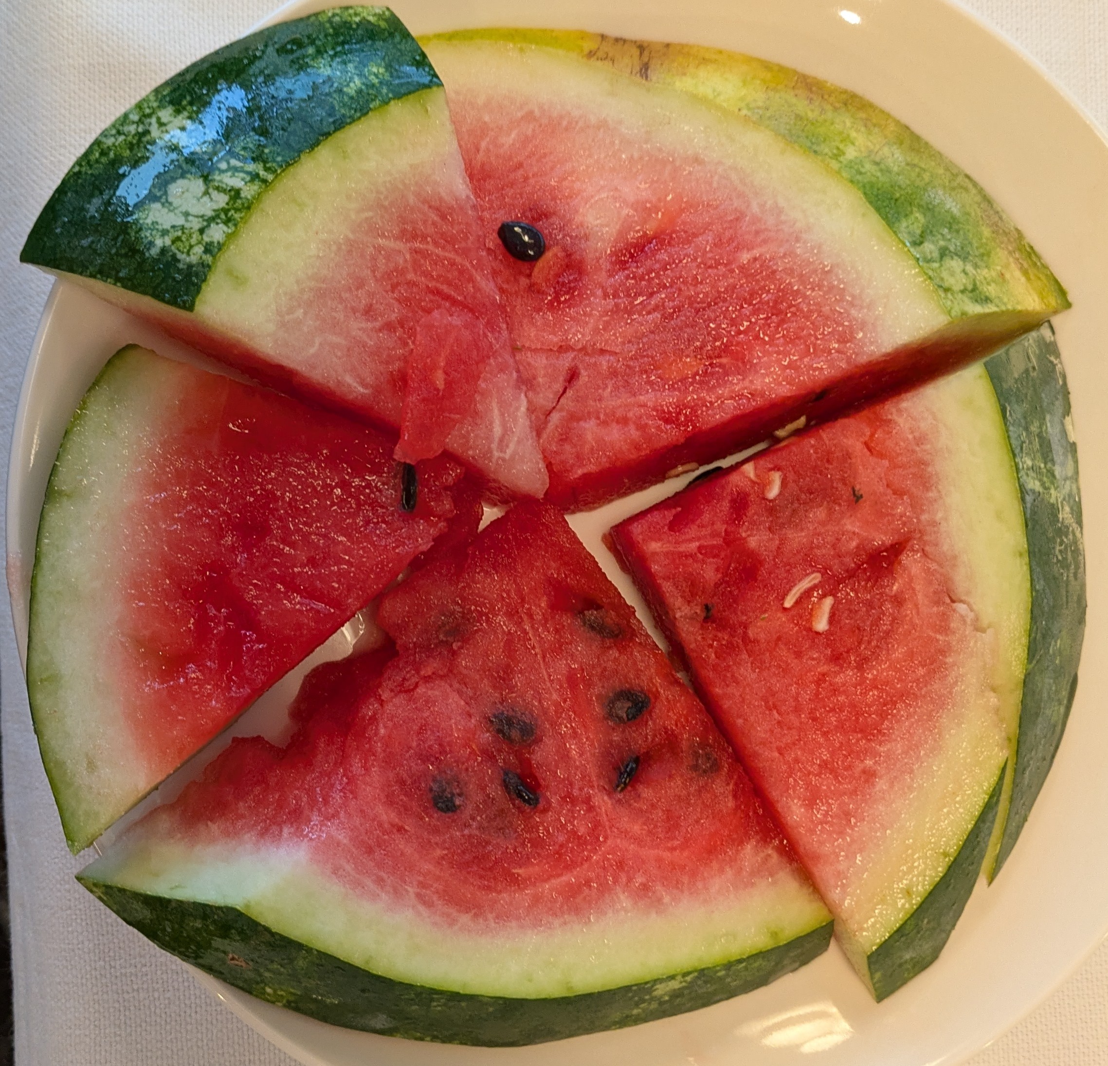 sliced watermelon